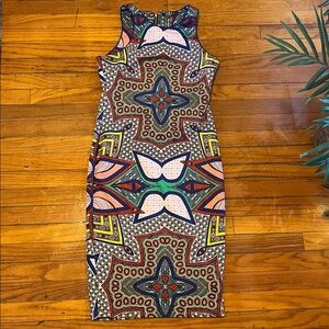 XOXO Multicolor Tribal Print Dress